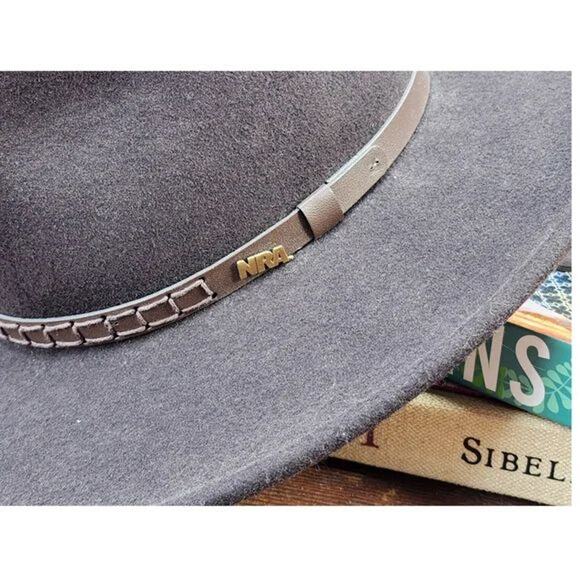 Vintage Cowboy Hat Medium Resistol NRA Brown Wool Felt Western Rodeo Yellowstone - Picture 4 of 13